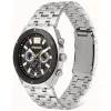 POLICE Men's Quartz Analog Watch P15995JSTU61M 46mm Stainless Steel Gunmetal Grey