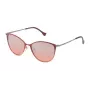 POLICE Men's SPL190548NTX Rectangular Sunglasses - Black Acetate Frame, Grey NXT Polymer Lens, UV400 Protection