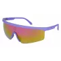 Police Men's SPLA28999UGX Rectangular Sunglasses - Black Frame, Grey Lens