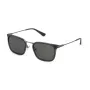POLICE Men's SPLP27 Pilot Sunglasses, Gunmetal Frame, Grey Polarized Lenses, 54mm SPLP27-54509P