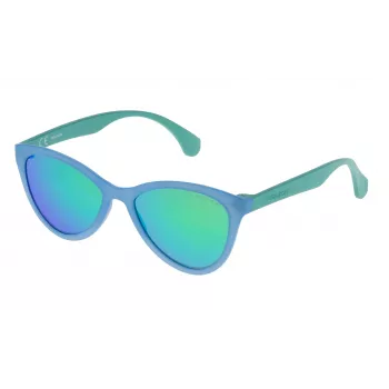 POLICE Men's Sunglasses SPL08654715V Havana Rectangle 65/17/140 mm
