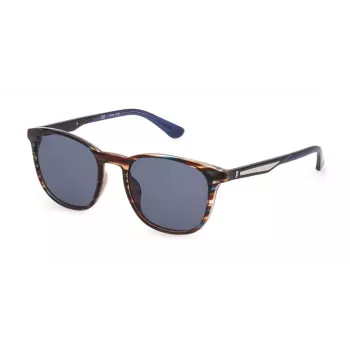 Police Men's Sunglasses SPLF18M530M61 - Black Frame, Grey Lens, UV400 Protection