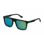 POLICE Men's Sunglasses SPLF61-55U28V Black Rectangular Frame Grey Lenses 55mm