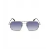 POLICE Men's Sunglasses SPLL86M580F94 Dark Havana Square Acetate Frame Grey Gradient Lens UV400 58/16/145 mm