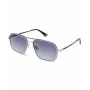 POLICE Men's Sunglasses SPLL86M580F94 Dark Havana Square Acetate Frame Grey Gradient Lens UV400 58/16/145 mm