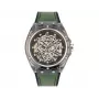 Police Men's Watch PEWGR1592406 44mm Stainless Steel Case Leather Strap Analog Quartz
