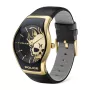 Police Men's Watch PEWJA2002301 45mm Stainless Steel Quartz Analog Black Dial Leather Strap