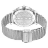 POLICE Men's Watch PEWJG0005204 44.3mm Quartz Analog Stainless Steel Black Dial Leather Strap