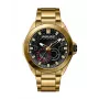POLICE Men's Watch PEWJH2110302 50mm Stainless Steel Quartz Analog Black Dial Leather Strap
