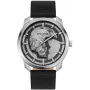 POLICE Men's Watch PL.15714JS-04 42mm Blue Dial Leather Strap