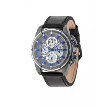 POLICE Men's Watch R1451277002 47mm Stainless Steel Leather Chronograph