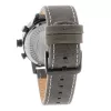 POLICE Men's Watch R1451281001 Adder Collection 46mm Stainless Steel Case Black Leather Strap Analog Quartz