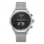Police Men's Watch Ranger II PEWJG0006504 44mm Blue Dial Brown Leather