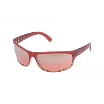 POLICE S186371ACNX Unisex Aviator Sunglasses - Black Acetate Frame, Grey Polycarbonate Lens, 71mm Lens Width
