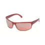 POLICE S186371ACNX Unisex Aviator Sunglasses - Black Acetate Frame, Grey Polycarbonate Lens, 71mm Lens Width