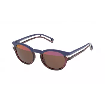 POLICE S1960M49NKTH Women's Sunglasses - Black Frame, Grey Lens, UV400 Protection