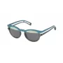 POLICE S1960M49NV8H Women's Sunglasses - Shiny Black Frame, Grey Gradient Lens, 49/21/145 mm