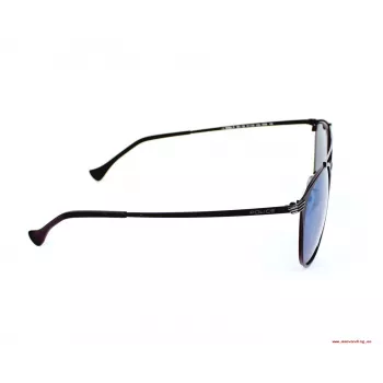 POLICE SPL15651599B Unisex Sunglasses - Rectangular Plastic Frame UV400