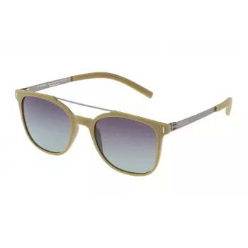 POLICE SPL169N52G74P Men's Square Acetate Sunglasses - Polarized Grey Lenses - 52/20/145 mm