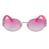 POLICE SPLA18-540492 Women's Rectangular Sunglasses Havana Brown Gradient 54mm
