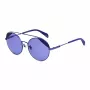 POLICE SPLA94548P6B Women's Rectangular Polarized Sunglasses Havana Brown Acetate Frame Brown Lens 54/18/140 mm