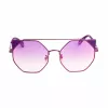 POLICE SPLA95568TNV Women's Cat Eye Sunglasses - Black Frame Grey Gradient Lens 56mm