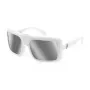POLICE SPLF62-6104AW Men's Rectangular Sunglasses - Black Frame Grey Lens 61/19/130 mm