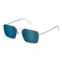 POLICE SPLL07M59579B Men's Sunglasses - Black Acetate Frame, Grey Polycarbonate Lenses, UV400 Protection