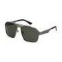 POLICE SPLL08-63I47P Men's Sunglasses - Dark Grey Acetate Frame, Grey Polarized Lenses, 63/13/140 mm