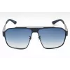 POLICE SPLL08M63S72P Men's Square Sunglasses - Black Frame, Grey Polarized Lenses - 63mm Lens Width