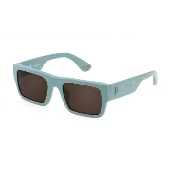 POLICE SPLL12-540M81 Men's Matte Black Polarized Sunglasses 54/21/145 mm