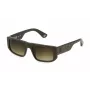 POLICE SPLL13-55073M Men's Rectangular Sunglasses Havana 55/18/145 mm