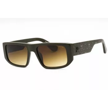 POLICE SPLL13M55073M Men's Rectangular Sunglasses - Black Frame Grey Lens 54/21/145 mm