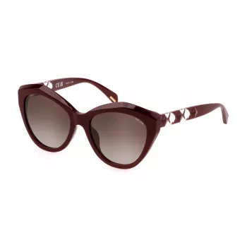 POLICE SPLL35-550G96 Women's Cat Eye Sunglasses Havana Brown Gradient 55/14/140 mm