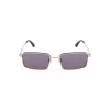 POLICE SPLL85M540302 Men's Square Sunglasses - Matte Black Frame, Grey Lens, UV400