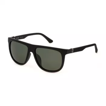 POLICE SPLN33E59U28P Men's Sunglasses Havana Brown Frame Blue Polarized Lens 59mm