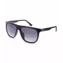 POLICE SPLN33M590Z42 Men's Sunglasses - Black Acetate Frame, Grey Polycarbonate Lenses, UV400 Protection, 59mm Lens Width