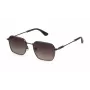 POLICE SPLN41-550568 Men's Rectangular Sunglasses, Black Frame, Grey Smoke Lens, 55mm