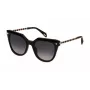 Police SPLN61-540700 Women's Sunglasses Shiny Black Grey 54mm