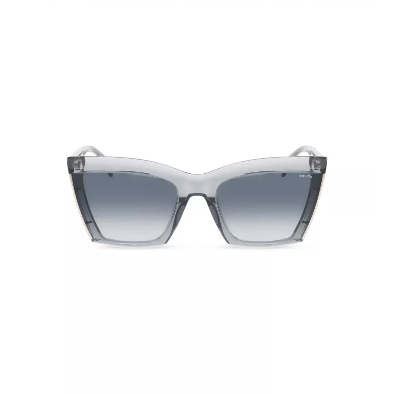 POLICE SPLP44-60098Z Women's Rectangular Sunglasses - Havana/Brown - 60/21/140 mm