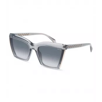 POLICE SPLP44-60098Z Women's Rectangular Sunglasses - Havana/Brown - 60/21/140 mm