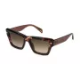 POLICE SPLP48-5202AD Women's Sunglasses, Shiny Black Frame, Grey Lenses, 52mm
