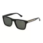 POLICE SPLP56-520Z42 Men's Square Sunglasses Black/Grey 52mm