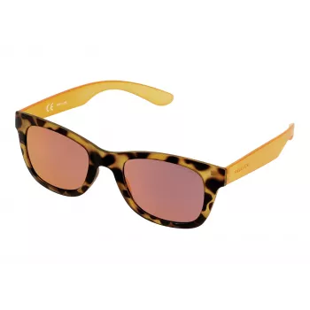 POLICE Sunglasses Man S194450878R Havana Acetate Rectangular 50/22/140 mm