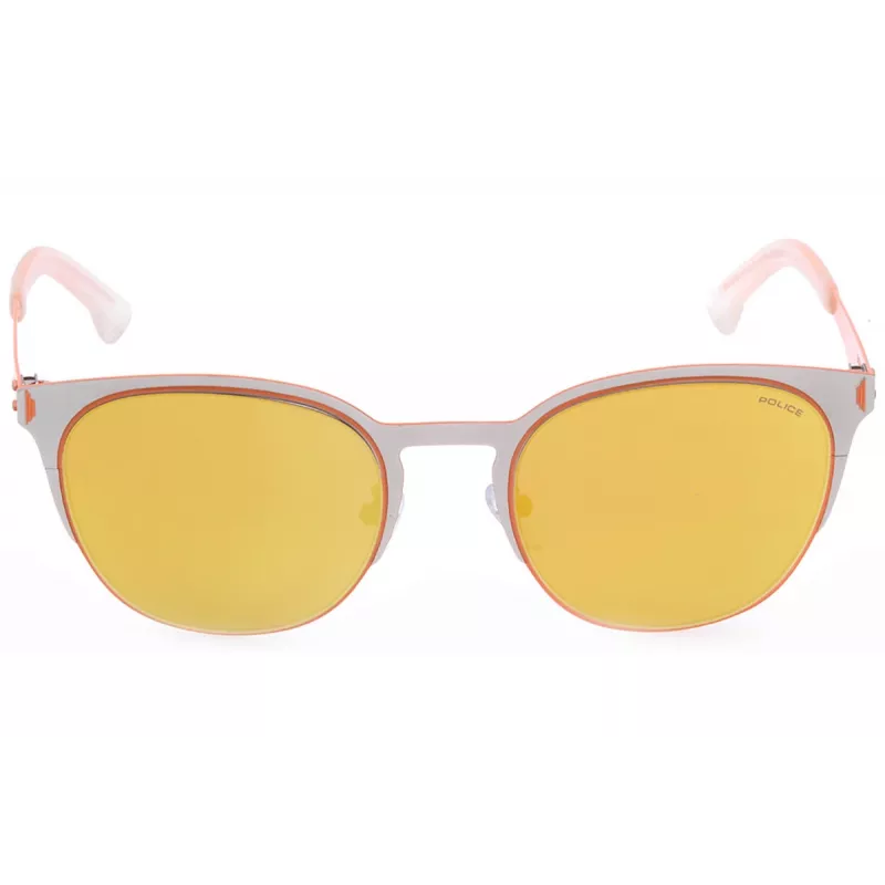 POLICE Unisex SPL341-S34G Sunglasses Havana 52/21/145 mm