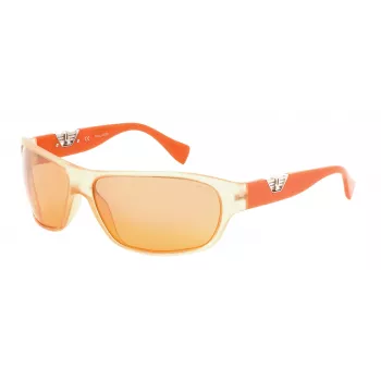POLICE Unisex Sunglasses S180368JA1X - Acetate Frame, Polycarbonate Lens, UV400 Protection