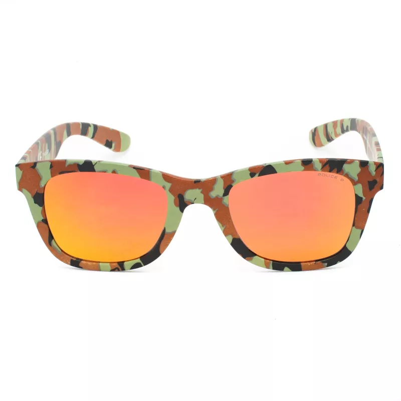 POLICE Unisex Sunglasses S194450GE8R Havana Acetate Frame Brown Gradient Lens 50mm
