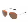 POLICE Unisex Sunglasses S8953V570300 Pilot Acetate Black Grey 57mm