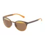 POLICE Unisex Sunglasses SPL162V506L2H Havana Acetate Frame Brown Gradient Lens 50mm