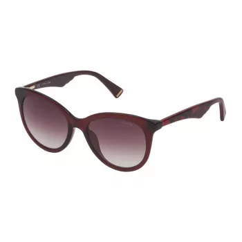 Police Women's Cat Eye Sunglasses SPL7595207DW Havana Brown Gradient 52mm